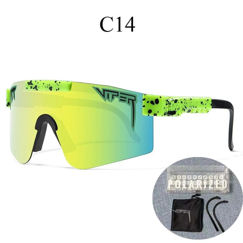 Neue polarisierte Pit Viper Sportbrille Herren Damen Outdoor Sonnenbrille UV400
