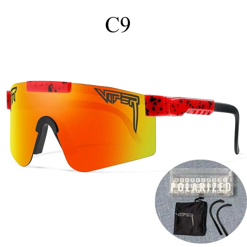 Neue polarisierte Pit Viper Sportbrille Herren Damen Outdoor Sonnenbrille UV400