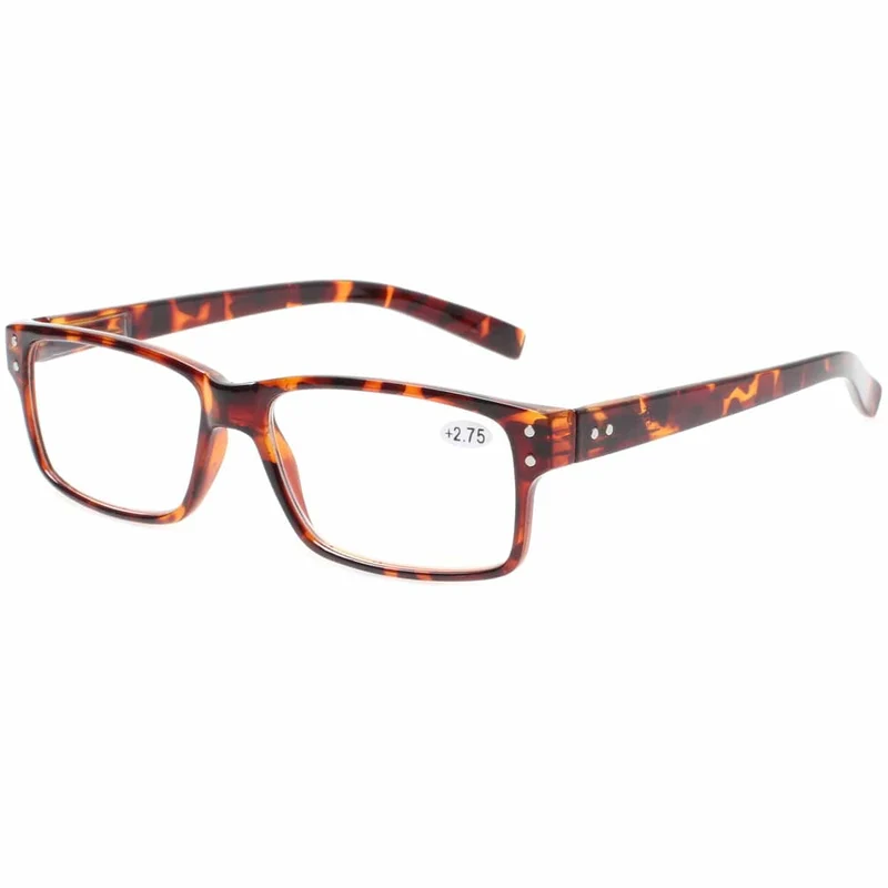 Turezing Classic Federscharnier Schwarze Lesebrille für Männer und Frauen HD Brillen Dioptrien +0.5+1.0+2.0+3.0+4.0+5.0+6.0