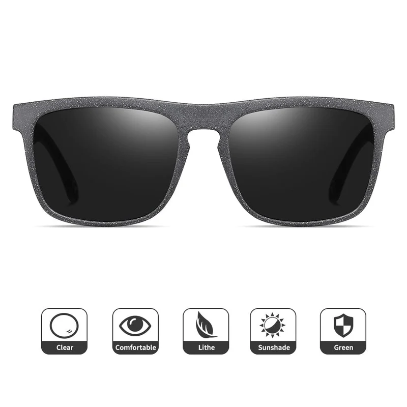 XSW marke design holz retro quadrat oval quadrat männer und frauen sonnenbrille Brille Weizen stroh sunglases UV400 7021