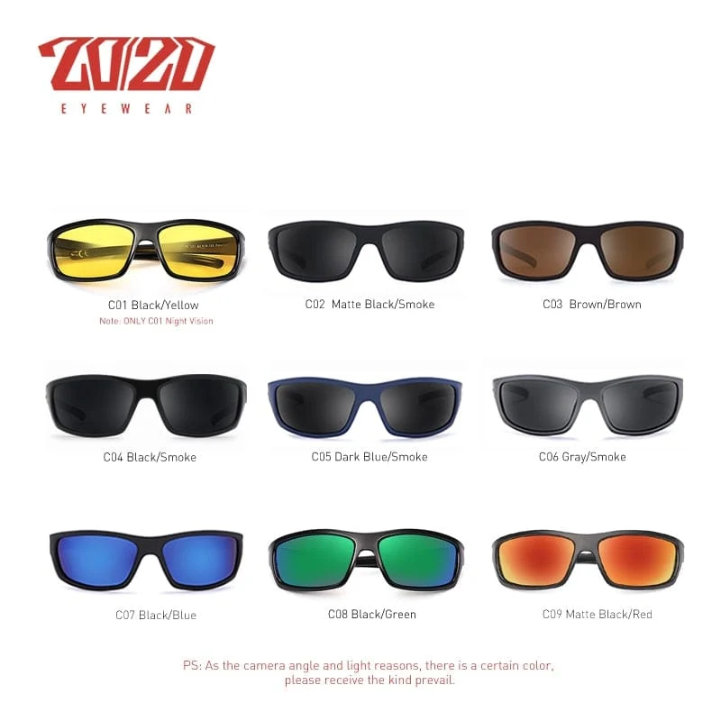 20/20 Optische Marke Design Neue Polarisierte Sonnenbrille Männer Mode Männliche Brillen Sonnenbrille Reise Angeln Oculos PL66 Mit Box