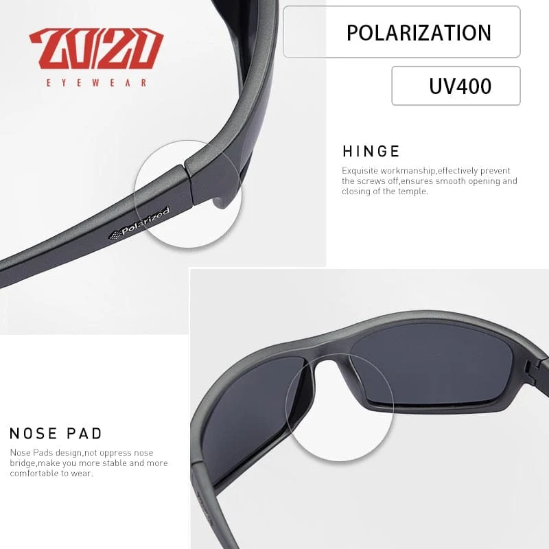 20/20 Optische Marke Design Neue Polarisierte Sonnenbrille Männer Mode Männliche Brillen Sonnenbrille Reise Angeln Oculos PL66 Mit Box