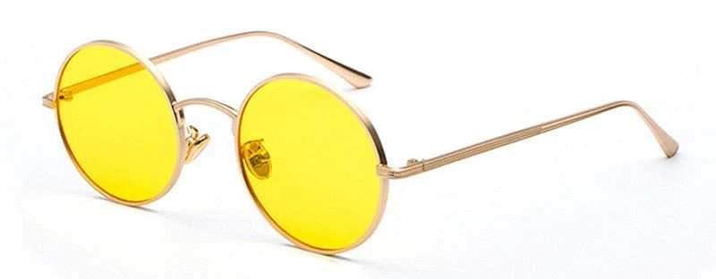SHAUNA Super Runde Damen Sonnenbrille Marke Designer Mode Herren Dunkelgrüne Brillengläser UV400