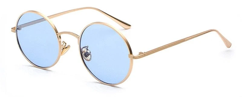 SHAUNA Super Runde Damen Sonnenbrille Marke Designer Mode Herren Dunkelgrüne Brillengläser UV400