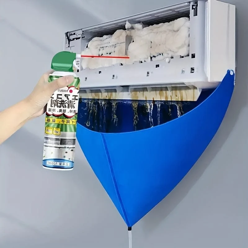 Reinigungsbeutel für Haushaltsklimaanlagen mit Staubhauben, Wasserbeutel, allgemeine Reinigungswerkzeuge, geeignet für wandmontierte Geräte