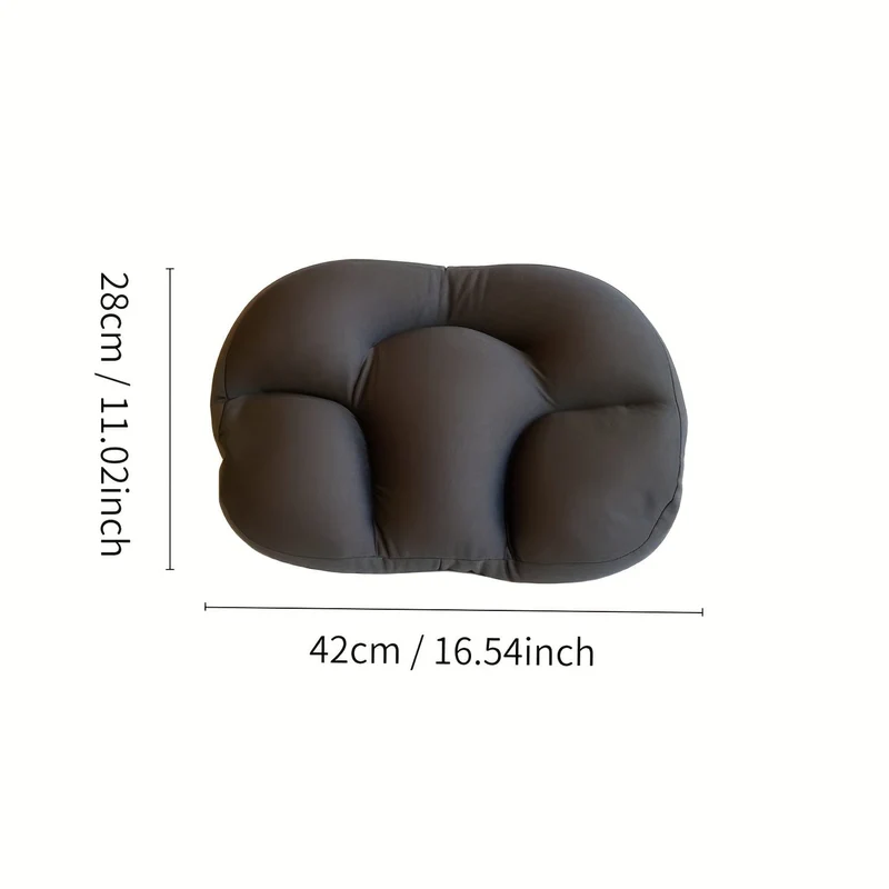 1 Stück Schlafkissen, weiches Bettkissen, mikroeiförmige Kissen, atmungsaktives Nackenkissen aus Schaumstoff, 3D-Rundum-Tiefschlafkissen für Männer und Frauen