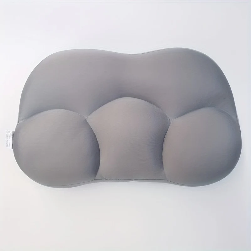 1 Stück Schlafkissen, weiches Bettkissen, mikroeiförmige Kissen, atmungsaktives Nackenkissen aus Schaumstoff, 3D-Rundum-Tiefschlafkissen für Männer und Frauen