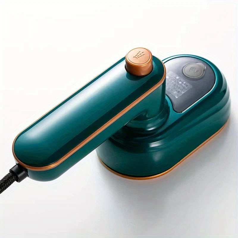1 Stück Bügelmaschine, elektrisches Bügeleisen, erhältlich in 2 Farben, mit integriertem 50-ml-Wassertank, einem um 180° faltbaren Mini-Bügeleisen, schnelles Aufheizen, schnelle Faltenentfernung, perfekt für Zuhause und auf Reisen, unverzichtbar
