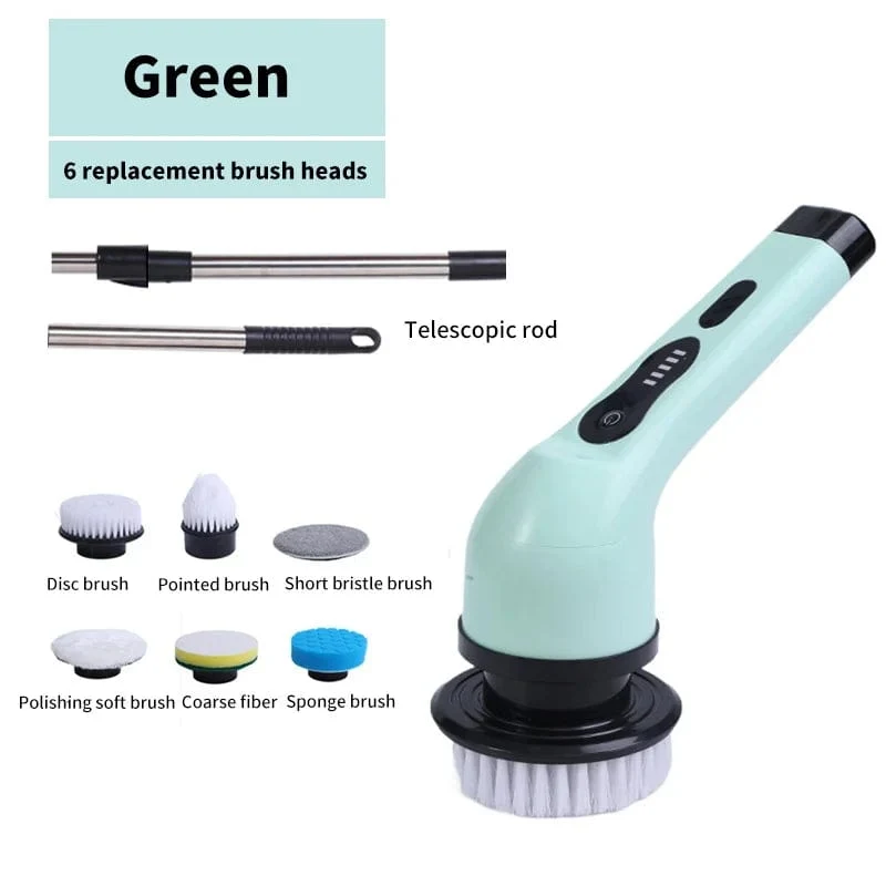 9-in-1 elektrische Reinigungsbürste, elektrische Schleuder-Reinigungswäscher, elektrische Reinigungswerkzeuge, Salon, Küche, Badezimmer, Reinigungsgeräte