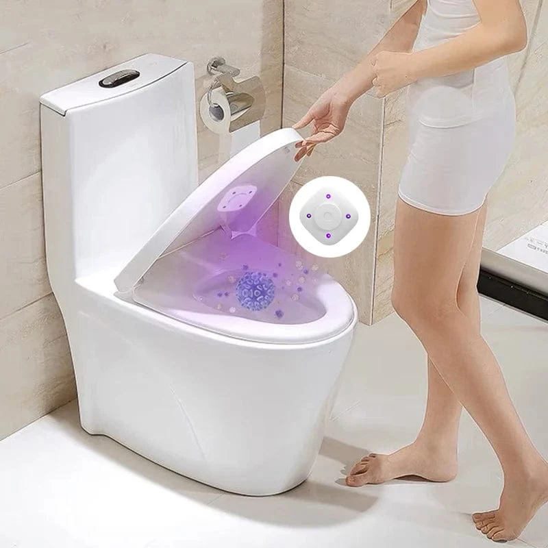 Closestool Sterilisationslampe UVC Ultraviolett-Desinfektionslampe Toilette Badezimmer USB wiederaufladbarer Sterilisator Aromatherapie-Tabletten