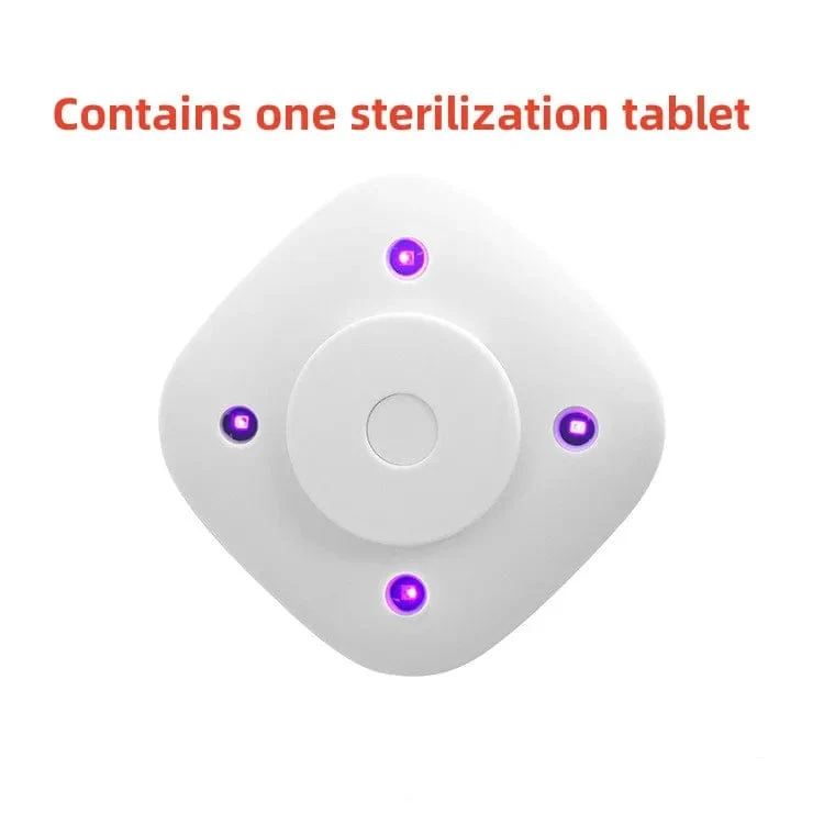 Closestool Sterilisationslampe UVC Ultraviolett-Desinfektionslampe Toilette Badezimmer USB wiederaufladbarer Sterilisator Aromatherapie-Tabletten