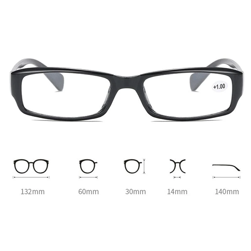 Lesebrille Mode Rahmen High Definition Damen Herren Unisex Presbyopie Brillen Dioptrien +1.0 +1.5 +2.0 +2.5 +3.0 +3.5 +4.0