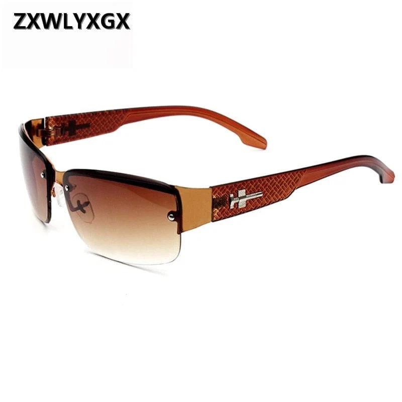 ZXWLYXGX Vintage Classic Sonnenbrille Herren Brandneu Fahrbrille Sonnenbrille Oculos De Sol Masculino