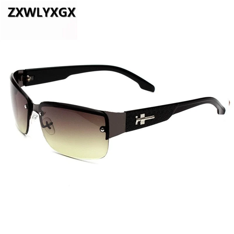 ZXWLYXGX Vintage Classic Sonnenbrille Herren Brandneu Fahrbrille Sonnenbrille Oculos De Sol Masculino