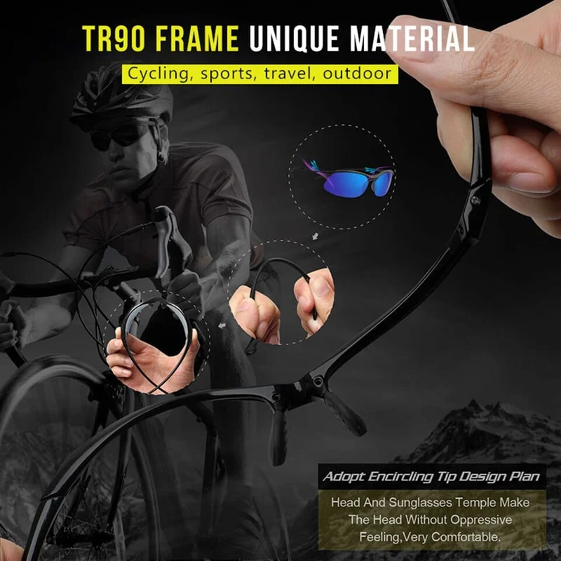 2022 Top Ultralight TR90 Polarisierte Sonnenbrille Anti-UV Fahren Herren Shades Herren Military Sonnenbrillen Brillen Schutzbrillen Gafas De Sol