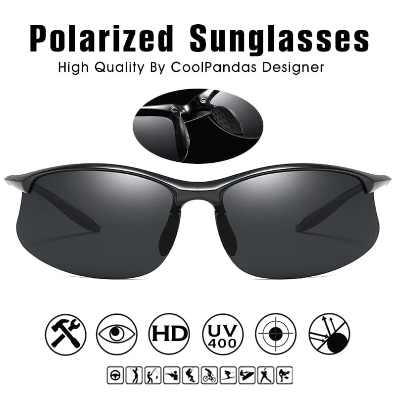 2022 Top Ultralight TR90 Polarisierte Sonnenbrille Anti-UV Fahren Herren Shades Herren Military Sonnenbrillen Brillen Schutzbrillen Gafas De Sol