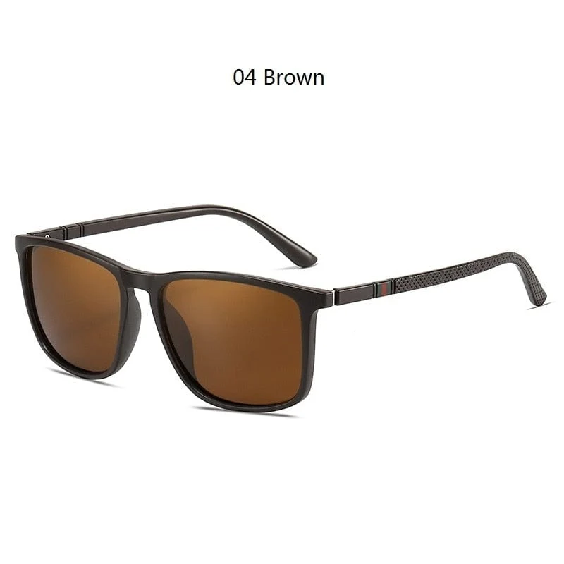 Luxus Quadratische Vintage Polarisierte Sonnenbrille Für Männer Frauen Mode Reisen Fahren Anti-Glare Sonnenbrille Männliche TR90 Brillen UV400