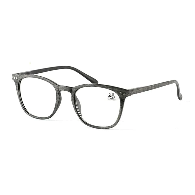 Zilead Holzimitat Kunststoff Lesebrille Frauen & Männer Harz HD Presbyopie Brille Unisex Dioptrien + 1.0 + 1.5 + 2.0 + 2.5 + 3.0 + 3.5 + 4.0