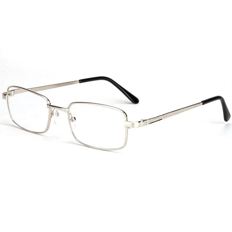 Echtglaslinse Lesebrille Männer Frauen Quadratisch Vollformat Presbyopie Brille Kratzfeste Dioptrienbrille +1.5 2.0 2.5