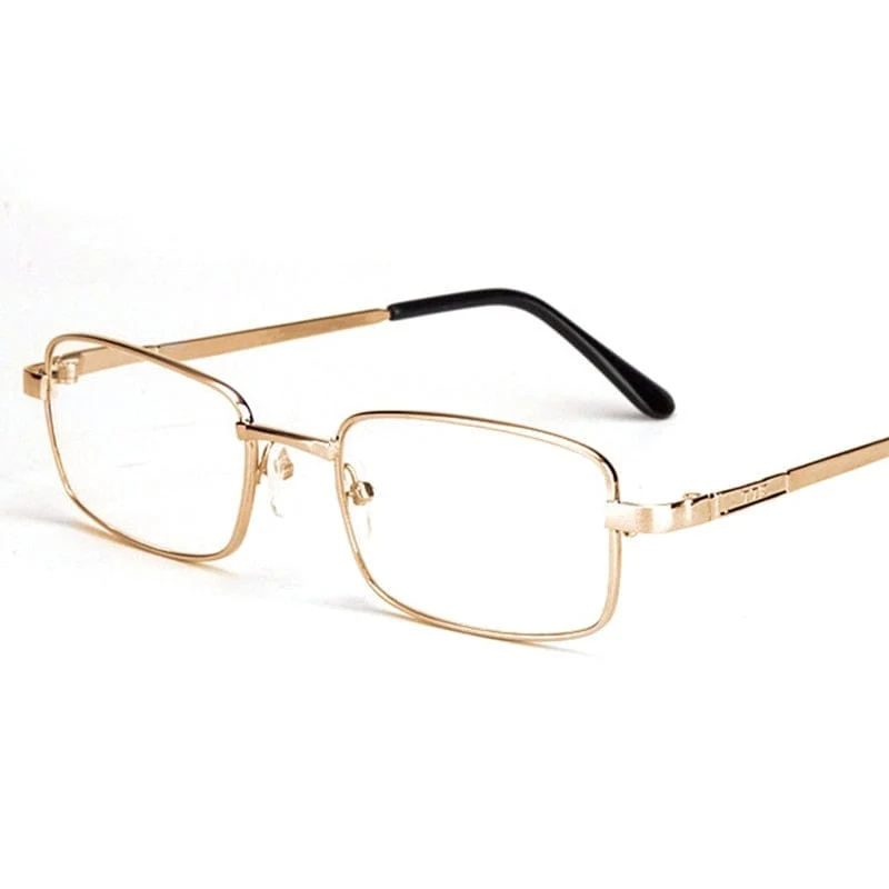 Echtglaslinse Lesebrille Männer Frauen Quadratisch Vollformat Presbyopie Brille Kratzfeste Dioptrienbrille +1.5 2.0 2.5