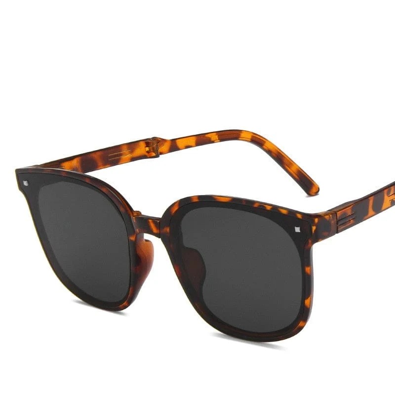 LeonLion Falten Vintage Sonnenbrille Frauen Luxus Marke Brillen für Frauen/Männer Mode Gläser Frauen 2022 Gafas De Sol Hombre UV400