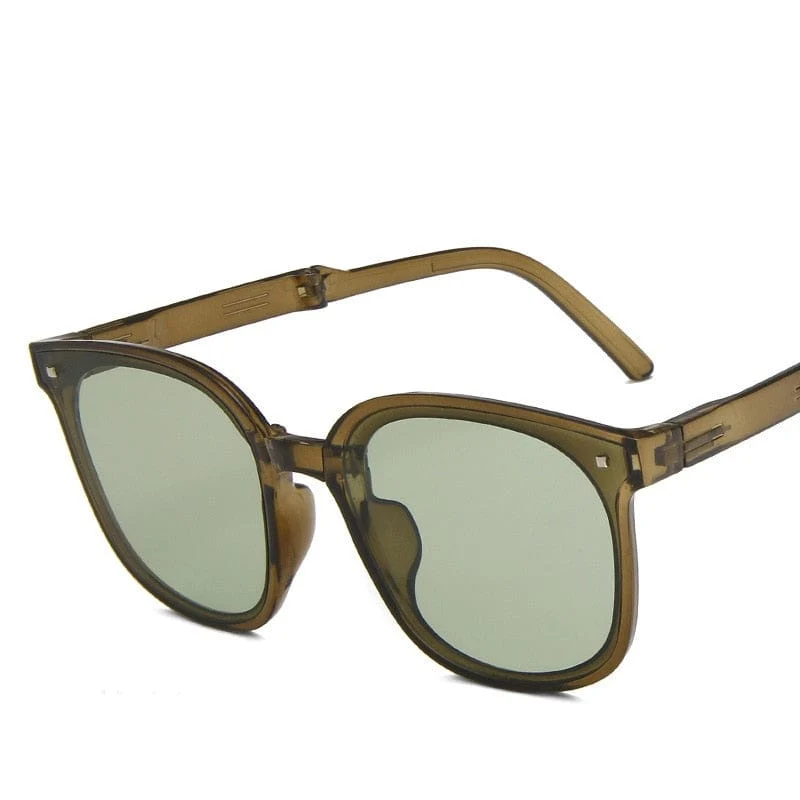 LeonLion Falten Vintage Sonnenbrille Frauen Luxus Marke Brillen für Frauen/Männer Mode Gläser Frauen 2022 Gafas De Sol Hombre UV400