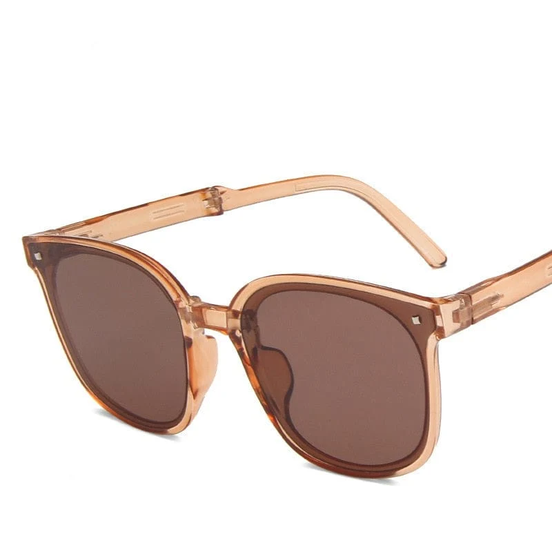 LeonLion Falten Vintage Sonnenbrille Frauen Luxus Marke Brillen für Frauen/Männer Mode Gläser Frauen 2022 Gafas De Sol Hombre UV400