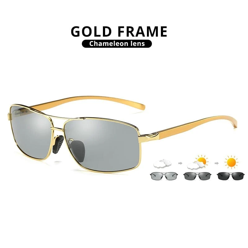 LIOUMO Top Photochrome Sonnenbrille Männer Frauen Polarisierte Chamäleonbrille Autofahrerbrille Blendfreie Sonnenbrille zonnebril heren