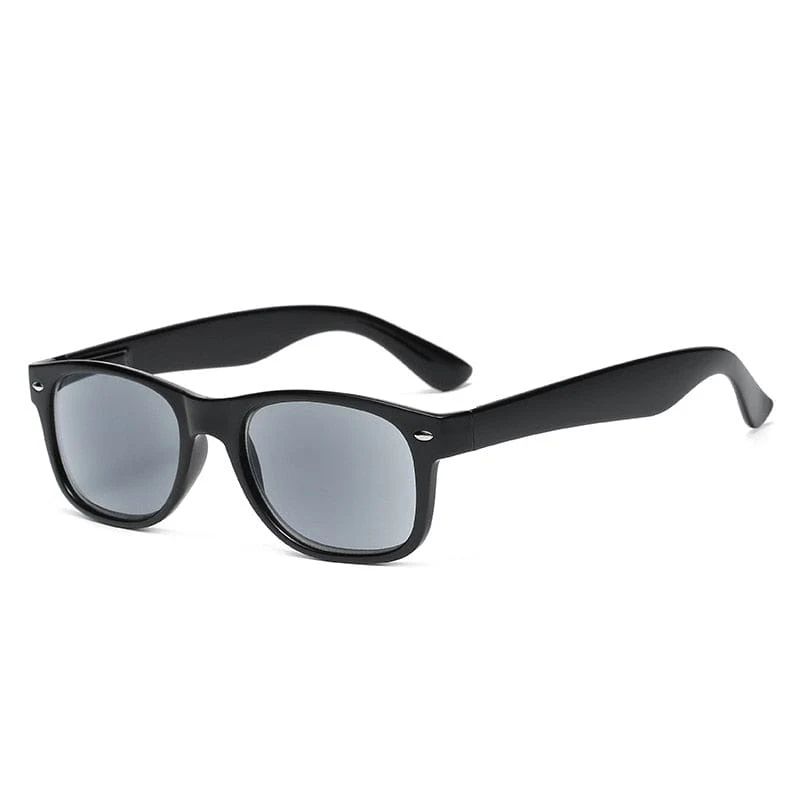 iboode Polarisierte Lesebrille für Herren, fürs Autofahren, Reisen, klassisch, Retro, Presbyopie-Schutzbrille, UV400-Sonnenbrille, Dioptrien +1.0