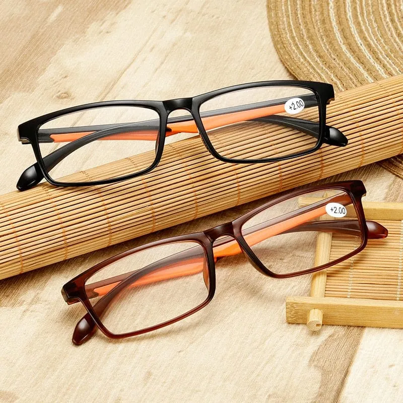 TR90 Ultraleicht Frauen Männer Lesebrille Retro Klare Linse Presbyopie Brille Weiblich Männlich Reader Eyewear +1.0 1.5 2.0 2.5