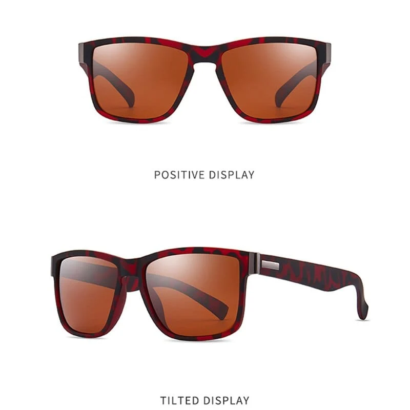 Neu Polarisierte Sonnenbrille Männer Frauen Quadratische Marke Vintage Klassische Fahren Sonnenbrille Für Männer Shades Männliche Schutzbrillen Brillen UV400
