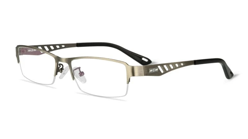 Transition Photochrome Lesebrille Herren UV400 Sonne Metallrahmen Optische Linse Farbwechsel Alterssichtbrille Dioptrie 1.0+4