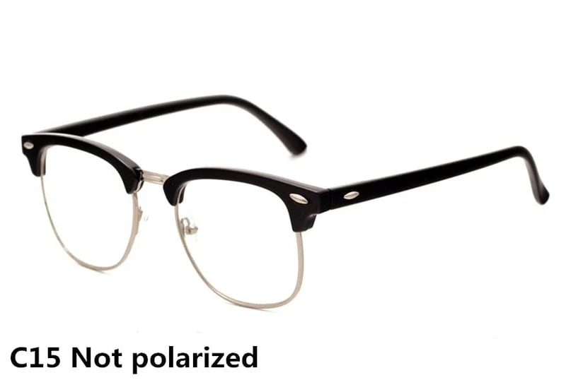 Klassische polarisierte Markendesigner-Sonnenbrille Männer Frauen Retro hochwertige Sonnenbrille Niet weiblich männlich Mode Spiegel Sonnenbrille