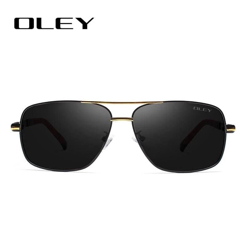 OLEY Marke Polarisierte Sonnenbrille Männer Neue Mode Augen Schützen Sonnenbrille Mit Zubehör Unisex fahren brille oculos de sol