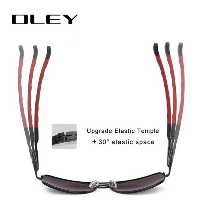 OLEY Marke Polarisierte Sonnenbrille Männer Neue Mode Augen Schützen Sonnenbrille Mit Zubehör Unisex fahren brille oculos de sol
