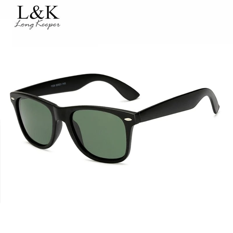 Long Keeper Marke Unisex Retro Polarisierte Sonnenbrille Männer Frauen Vintage Brillen Zubehör Schwarz Grau Sonnenbrille Für Männer/Frauen