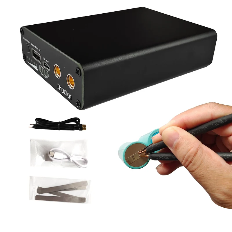 Kontakt Punktschweißgerät 18650 Punktschweißgerät BATTERI MACHIN Mini-Punktschweißgerät DIY-Kit Punktschweißgerät Punktschweißgerät für 18650