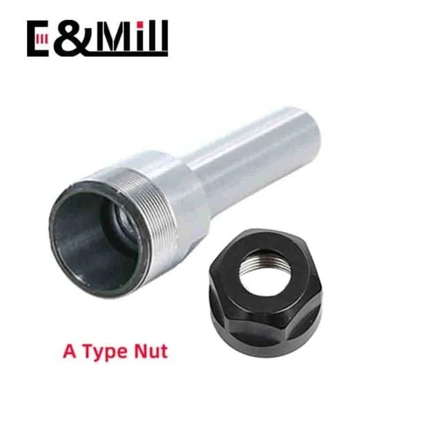 C6 C8 C10 C12 C16 C20 ER8 ER11 ER16 ER20 ER25 Spannfutter Tiefe Verarbeitung Zylinderschaft Verlängerungsstange Spannzangenfutter für CNC-Fräsen