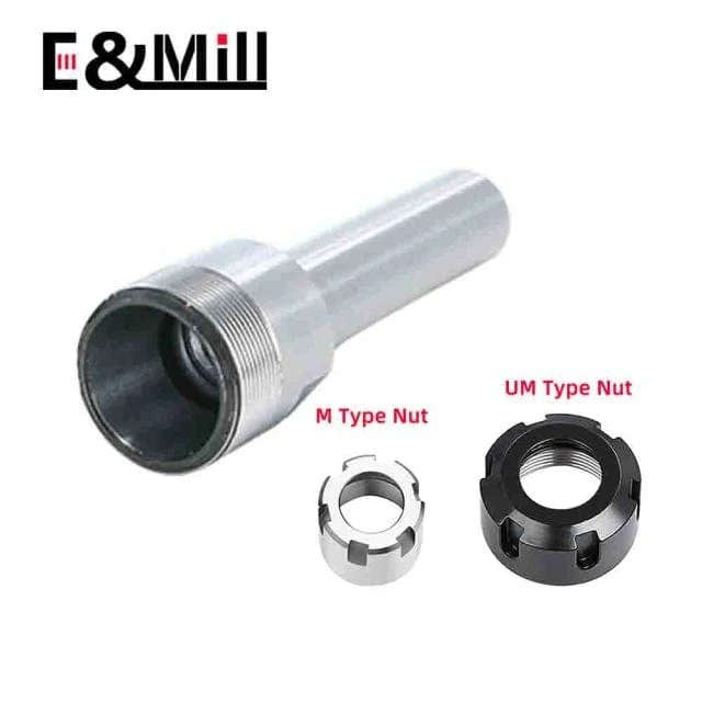 C6 C8 C10 C12 C16 C20 ER8 ER11 ER16 ER20 ER25 Spannfutter Tiefe Verarbeitung Zylinderschaft Verlängerungsstange Spannzangenfutter für CNC-Fräsen