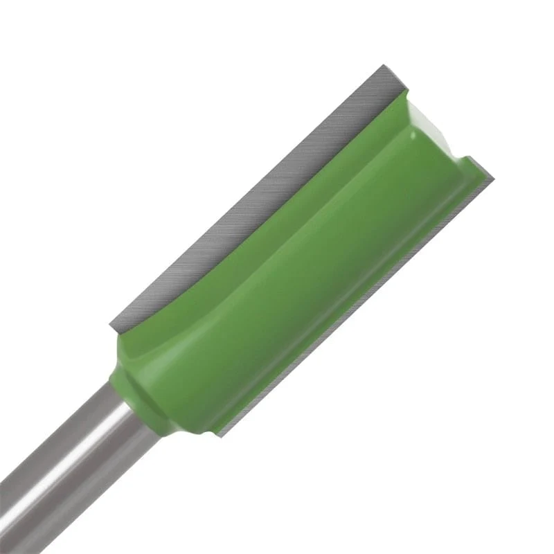 1/4 zoll 6mm Schaft Gerade Bit Fräser Einzigen Doppel Flöte Holz Fräser Wolfram Hartmetall Router Bit Holzbearbeitung Werkzeug set