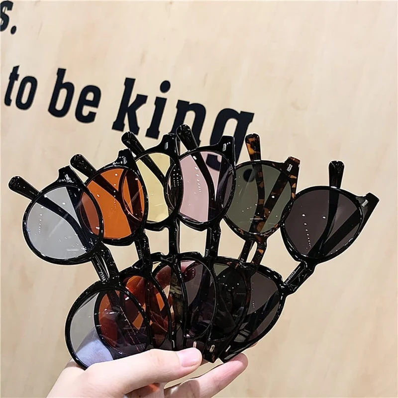 VIVIBEE Retro Männer Quadrat Sonnenbrille Vintage UV400 Leopard Rahmen Frauen 2022 Anti Glare Marke Designer Sommer Brillen