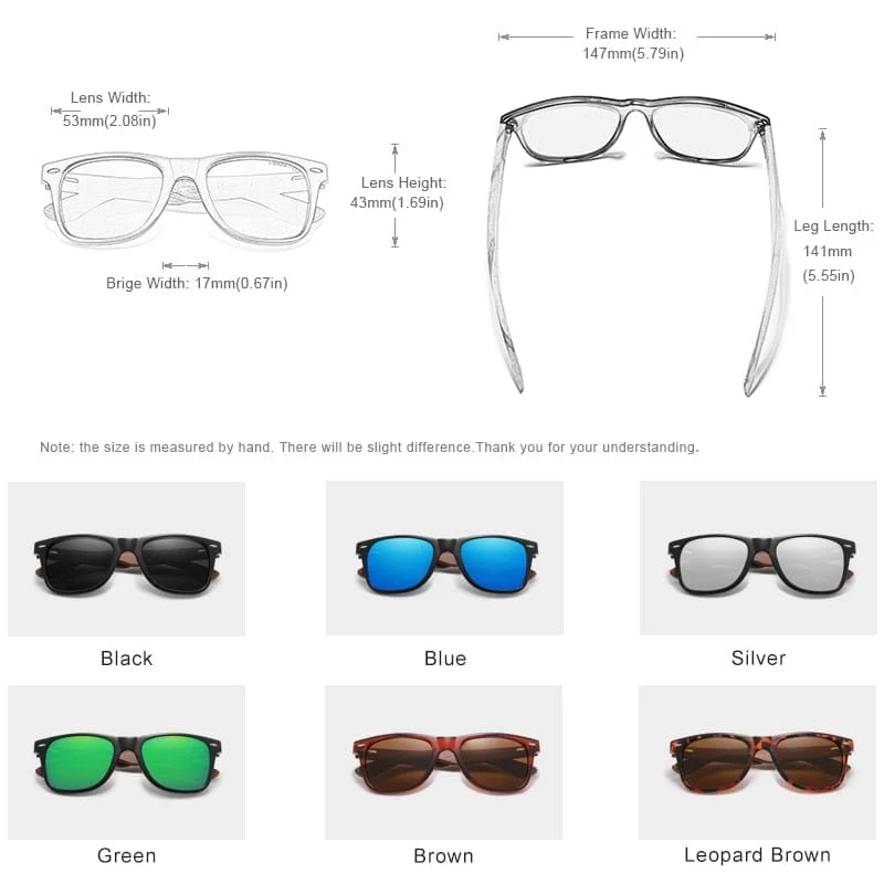 KINGSEVEN Neue Sonnenbrille aus schwarzem Walnussholz, polarisierte Sonnenbrille, Herrenbrille, handgefertigt, UV400-Schutz, Retro-Holzbox