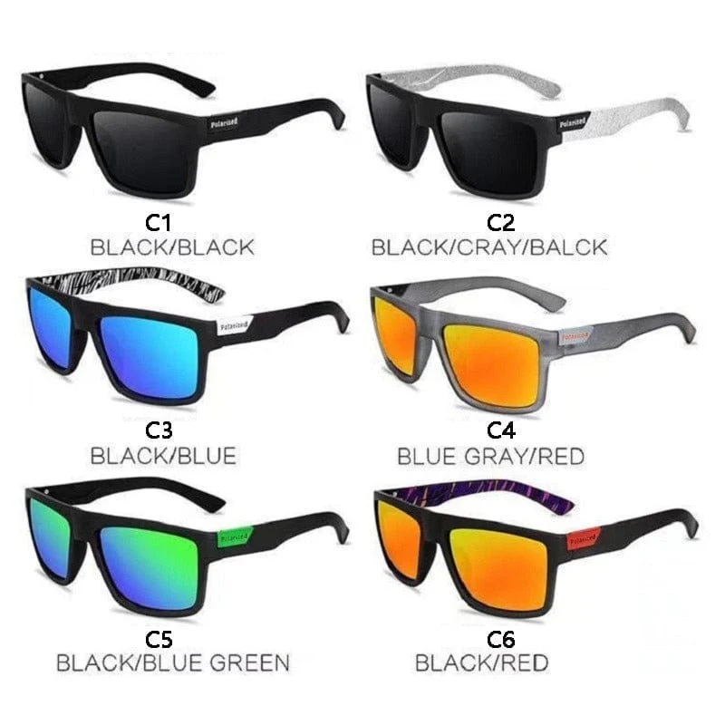 Polarisierte Sonnenbrille, quadratisch, Männer, Frauen, berühmte Marke, Designer, Fahren, Sonnenbrille, UV400, Polaroid-Sonnenbrille für Frauen und Männer