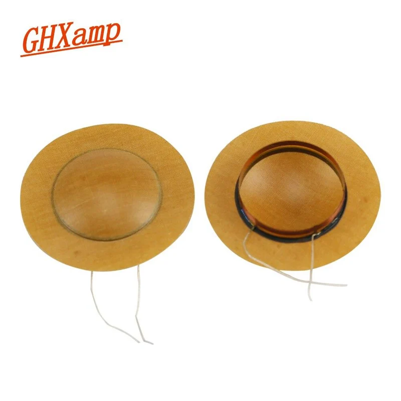 Universal 25.5mm Horn Harz Membran Höhen Schwingspule hochtöner Film Fahrer Kopf bühne lautsprecher Reparatur 6OHM 8OHM 2PCS