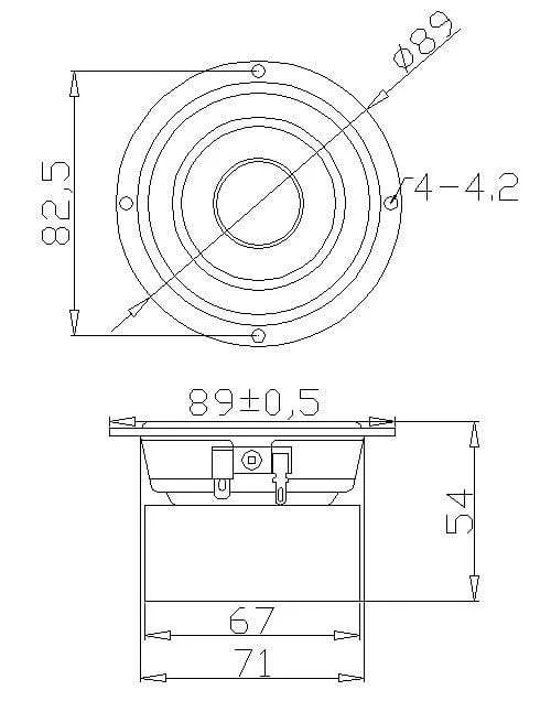 2PCS/LOT Audio Labs 3" HiFi Full Range Lautsprecher Audiomonitor Heimkino Raw Hochtöner mittlerer Subwoofer Treibersatz 3 Zoll Einheit