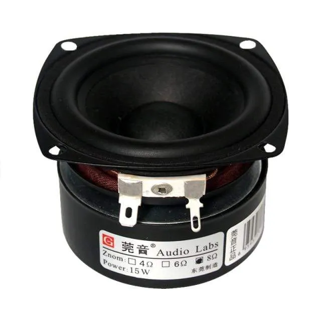 2PCS/LOT Audio Labs 3" HiFi Full Range Lautsprecher Audiomonitor Heimkino Raw Hochtöner mittlerer Subwoofer Treibersatz 3 Zoll Einheit