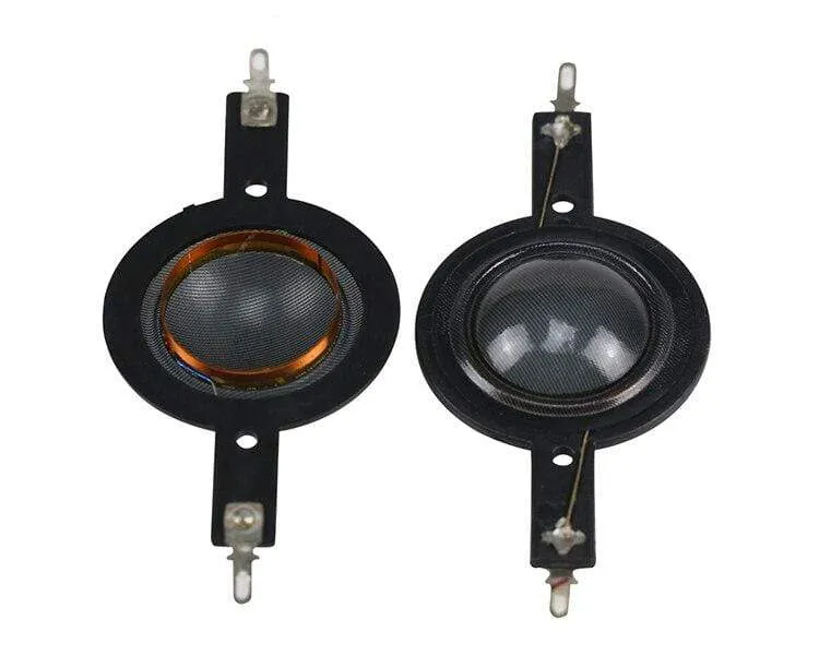 GHXAMP 25.4 mm Kuppel-Hochtöner Schwingspule, transparenter Seidenfilm, Horn-Hochtöner, Membran-Treiber, 25 Kerne, Höhen, 6 OHM, 8 OHM, DIY, 2 Stück