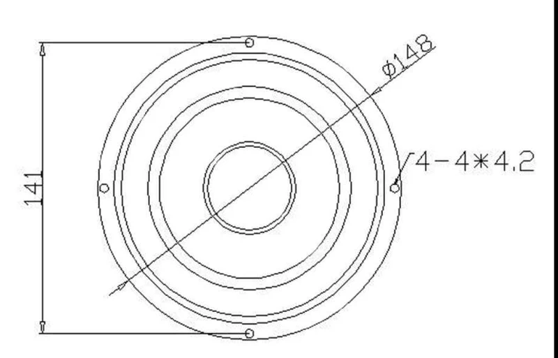 1 PC Sounderlink Audio Labs 3" 25W 4" 40W 5" 50W Subwoofer Woofer Bass Raw Lautsprechertreiber 4 Ohm 8Ohm Zolleinheit