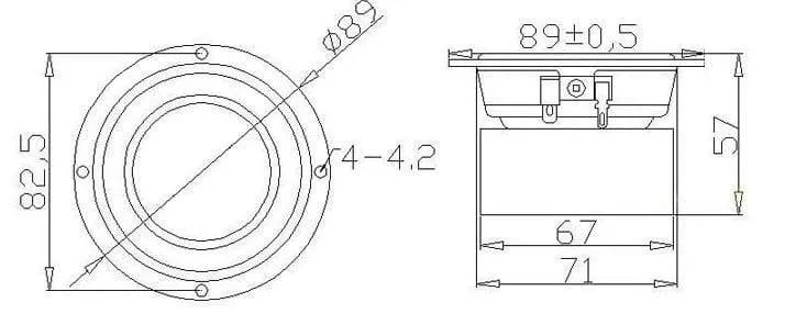 1 PC Sounderlink Audio Labs 3" 25W 4" 40W 5" 50W Subwoofer Woofer Bass Raw Lautsprechertreiber 4 Ohm 8Ohm Zolleinheit