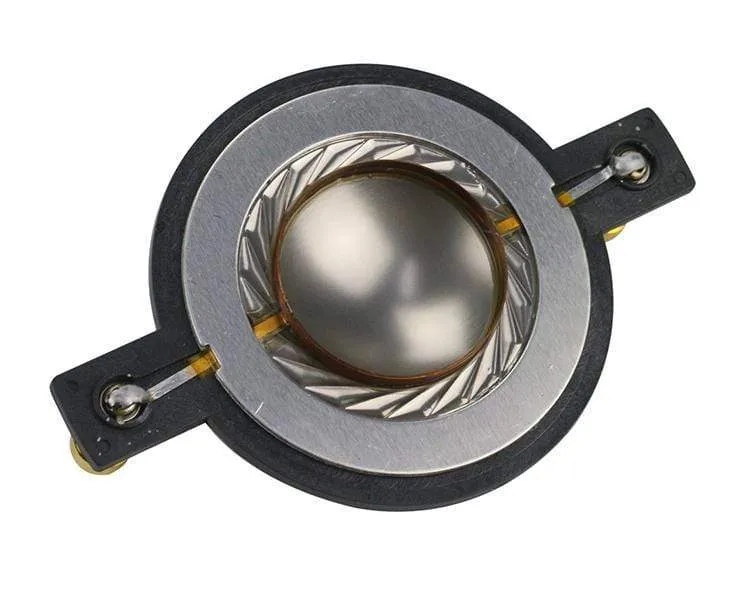GHXAMP 34.4 MM Hochtöner Membran Schwingspule Titan Film Flache aluminium Treiber 34.5 core komponenten Mit Säule 90MM 1Pairs
